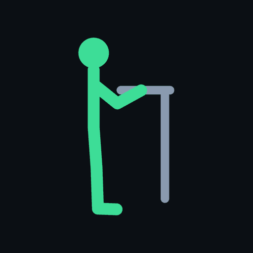 SitStand app icon — a standing figure at a desk